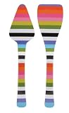 French Bull Candy Stripe Serving Set, Melamine, Set of 2