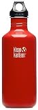 Klean Kanteen Stainless Steel Water Bottle with Poly Loop Cap (40-Ounce, Tree Bark)