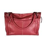 Unstructured Brief Tote - Red