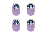 Air Force - Miltary - Tire Rim Wheel Valve Stem Caps - Purple