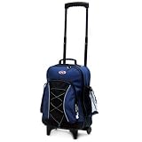 Bleacher Rolling Backpack Color: Navy Blue