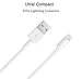 W-Sincerely pcs 6ft Lightning Cable Charging Cord USB Cable for iPhone 6s,6s+,6plus,6 iPhone 5,5c,5s,iPad 5,iP0d 7(White)
