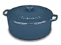 Cuisinart CI670-30BG Chef's Classic Enameled Cast Iron 7-Quart Round Covered Casserole, Provencal Blue