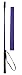 Reitgerte mit Klatsche in violett, 65 cm