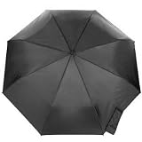 Totes Blue Line Travel Auto Open/Close Umbrella