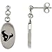 Stainless Steel Houston Texans Logo Dangle title=