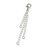 SilberDream Charms - Charm connecteur pour les chaînes - pendentif en argent Sterling 925/1000 avec 3 chaînes - FC0076