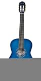 BeBoP 3/4 Size Nylon String Student Guitar Package in Blue Sunburst with Tuner & All You Need is Love CD
