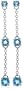 14k White Gold Swiss Blue Topaz Dangle Earrings