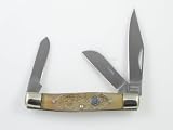 Smith & Wesson Stockman Folding Pocket Knife Sheep Horn Handles