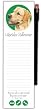 Wellspring Magnetic Refrigerator Note Pad with Pencil, Dog Breeds, Yellow Lab