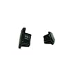2x silicone noir anti-poussi�re Branchez capuchon de protection (Micro USB & 3.5mm Port) pour Samsung Galaxy SII/S2 LG HTC