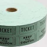Green Double Raffle Tickets Green 2000 per package