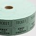 Green Double Raffle Ticket Roll