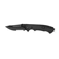 Gerber 22-41870 Hinderer Combat Life Saver Knife with Serrated Edge