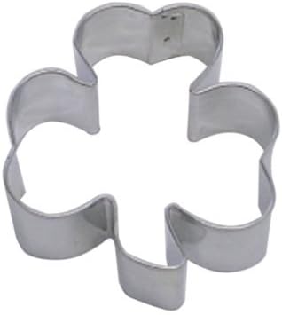 Shamrock Three 3 Leaf Clover Metal Cookie Cutter for St. Patrick's Day Irish Party Favors 2.75"