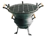 Produkt-Bild: BBQ Holzkohle-Grill Barbecue Grill Gusseisen Kohlegrill Grillfa&szlig; Gussgrill