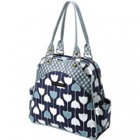 New Spring 2011 Petunia Pickle Bottom Sashay Satchel - Tranquil Tulip