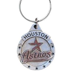 Houston Astros Pewter Keychain