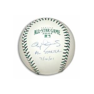 Buy Roger Clemens Autographed 2001 All Star Game Baseball with AL Starter 37082 Inscription