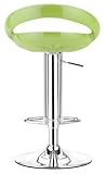 Zuo Modern Furniture Design Tickle Barstool Green Chrome Plated 300025