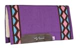 Charmayne James by Professionals Choice 29X31 Equine Smx Air-Ride Barrel Electra Saddle Pad (Black/Turquoise)
