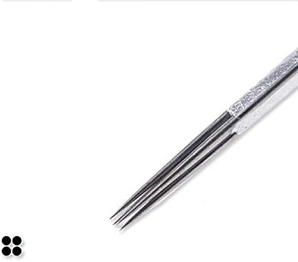 50 Pcs 4rl Disposable Sterile Mithra Tattoo Needles 4 Round Liner Supply Set