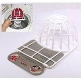 Ball Cap Washer - Safely Clean Your Cap In The Washing Machine or Dishwasher (White) (12