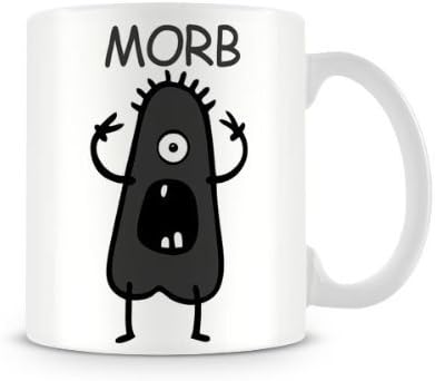 Grapefruit Alien Character Mugs Morb humorous gift funny custom personalised printed mugs