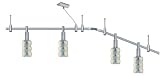 Schienensystem Phantom Set Phelis 4x9W E14 Decopipe Tit/Mu