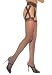 Apparel : Sheer Garter Belt Suspender Nylon Stocking with Criss Cross Lace Garter and Lace Top