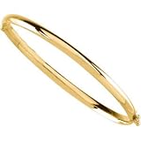 CleverSilver's 14K Yellow Gold Bangle Bracelet-