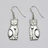 Smooth Sitting Cat Earrings
