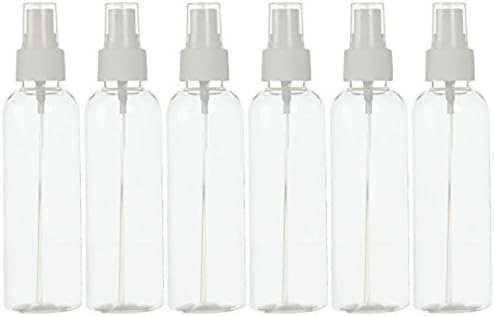 5 oz. Refillable Clear Plastic Fine Mist Bottle (Pack of 6)