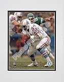 Earl Campbell Rushing Action Double Matted 8Ó x 10Ó Photograph (Unframed)