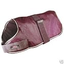 Dog Coat Maroon Padded Lining 16" Waterproof