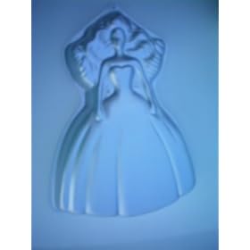 Wilton Dream Bride Barbie Birthday Cake Pan w/ Instructions -- as shown