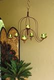 Large Iron Chandelier with Hook