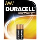 Duracell MN2400B2 AAA Alkaline Batteries (Pair)