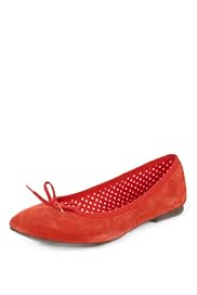 Suede Bow Pumps