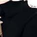 300TC Egyptian Cotton QUEEN BLACK WOVEN SQUARE DUVET COVER SET BY MARRIKAS Image