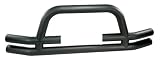 Rugged Ridge Dual Tube Bumper Front Tube Bumper- Black Jeep CJ5 1976 to 1983 (Late CJ5) With Riser & Winch Cut-Out