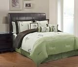 Signature Collection Palm Tree Queen Size 7 Piece Bedding Set