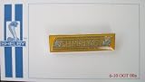 Shelby Gt Side Stripe Collectors Pin- Orange W/silver