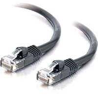 Cables To Go 26971 Cat5E 350 MHz Snagless Patch Cable, Black (75 Feet/22.86 Meters)