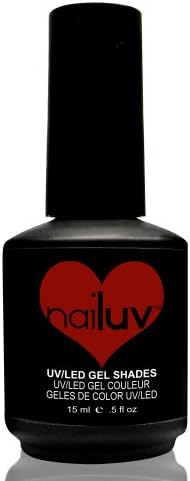 Nailuv Gel Nail Polish, Red Menace, .5 Fluid Ounce