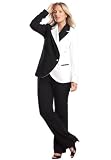 Jessica London Plus Size Pant Suit, Two-Tone