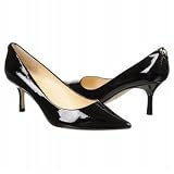 Ivanka Trump Women's Indico Mid Heel Career Pump,Black Patent,6.5 M US