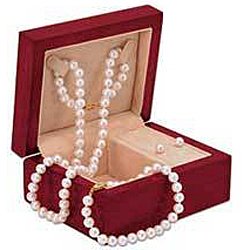 Three-Piece 6mm Pearl Boxed Gift Set by Ultra Diamonds
