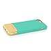 Incipio iPhone 6 Edge Chrome Case - Retail Packaging - Teal/Gold